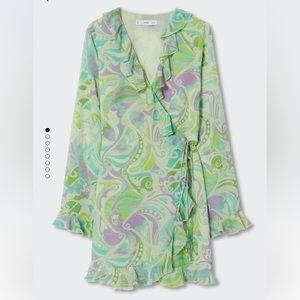 EUC Mango wrap dress size 6.